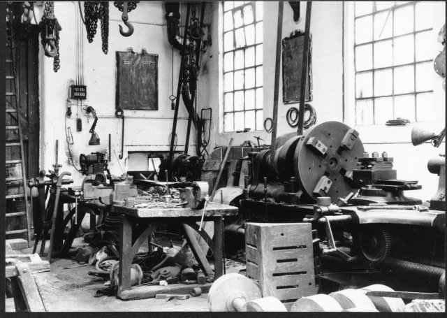 Picture from the archives of the workshop